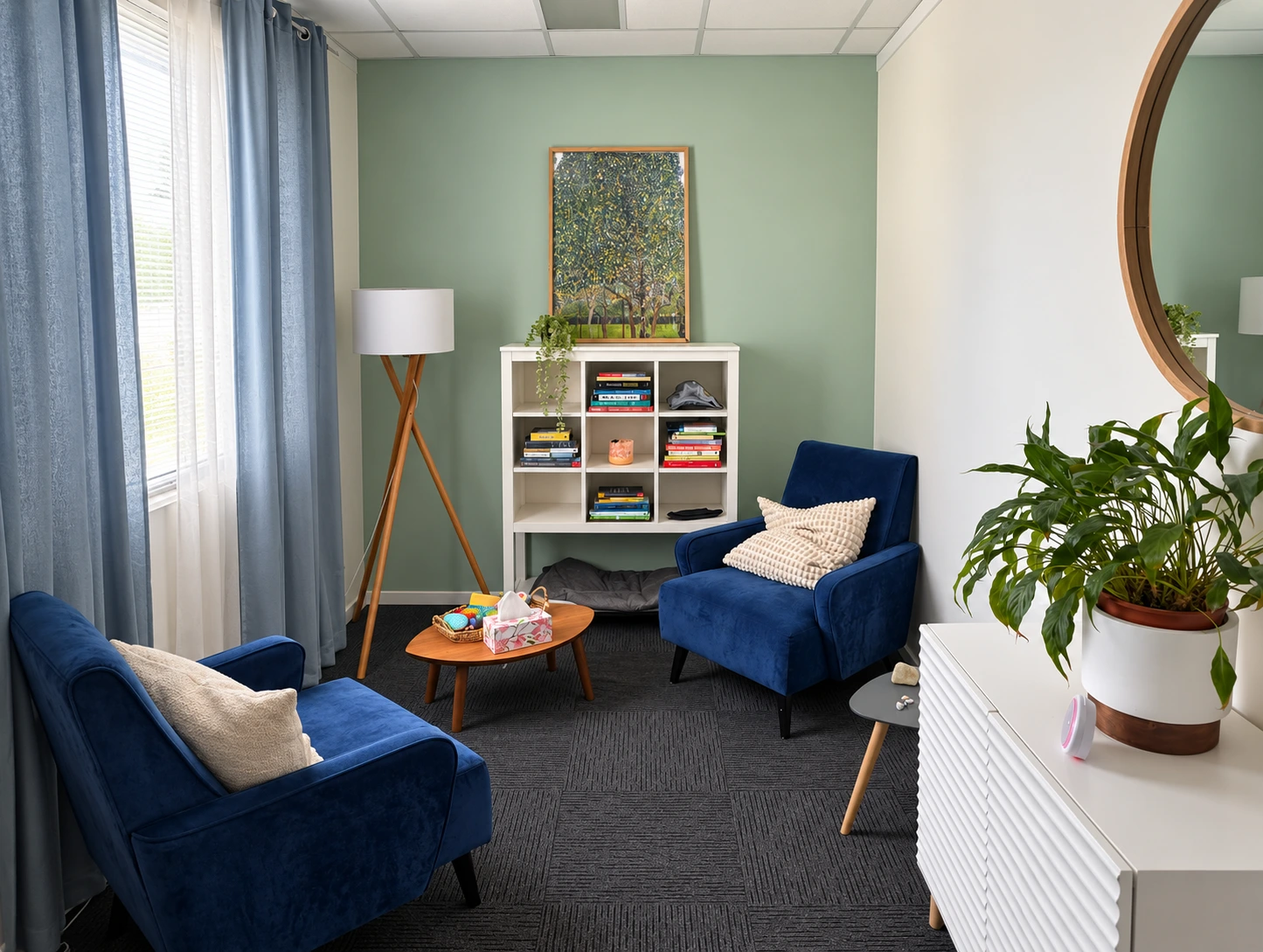 Malak's consulting room in Alexandria, Sydney.